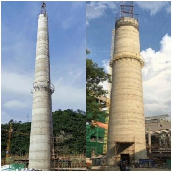 烟囱建筑公司砖烟囱新建 水泥烟囱新建